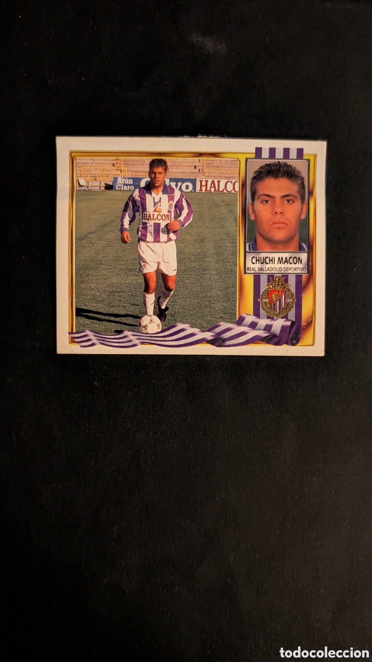 Figurine di Calcio: CHUCHI MACON VALLADOLID VERSION HALCON LIGA ESTE 1995/96 95 96 VENTANILLA