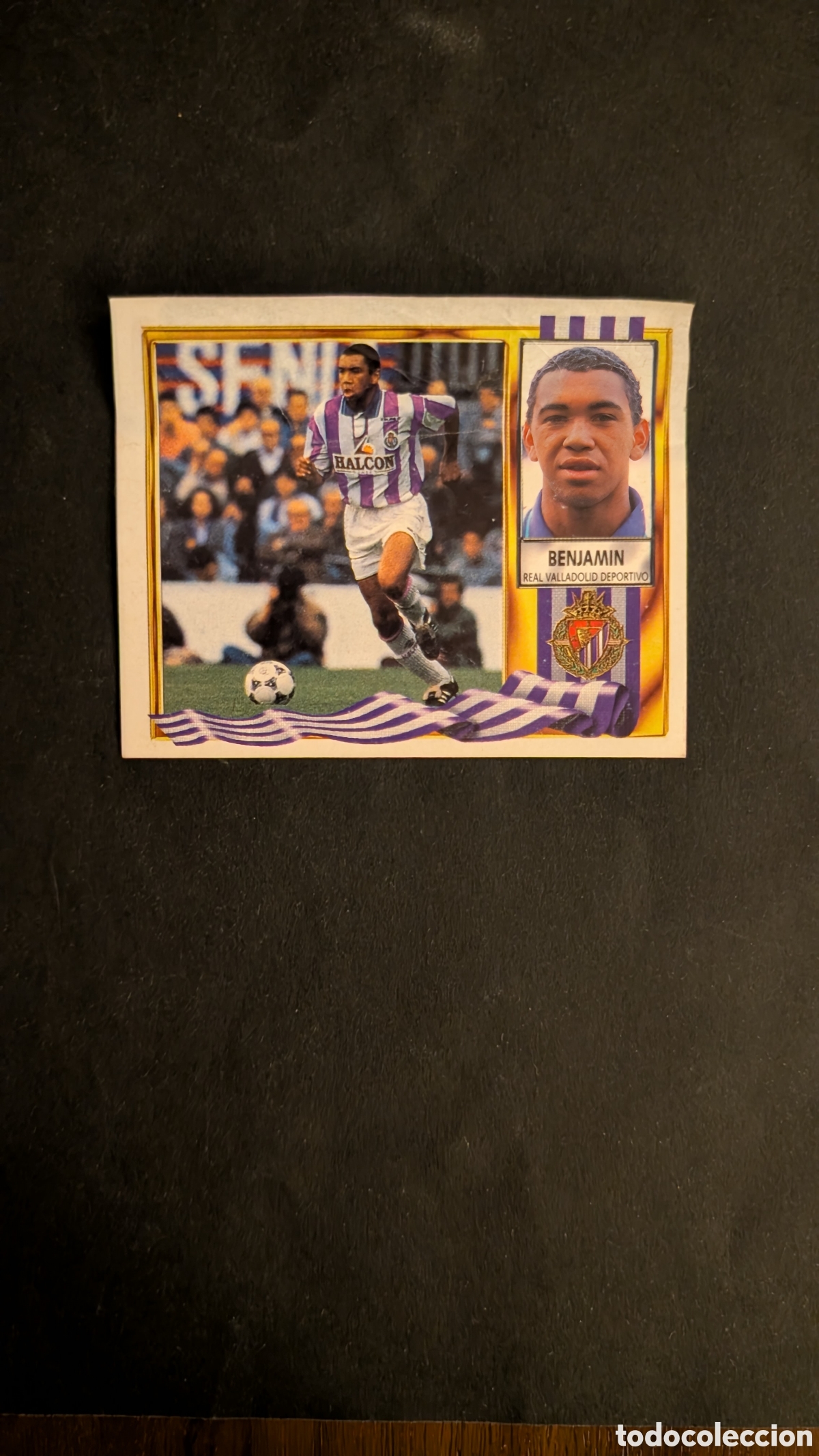 Figurine di Calcio: BENJAMIN VALLADOLID VERSION HALCON LIGA ESTE 1995/96 95 96 VENTANILLA