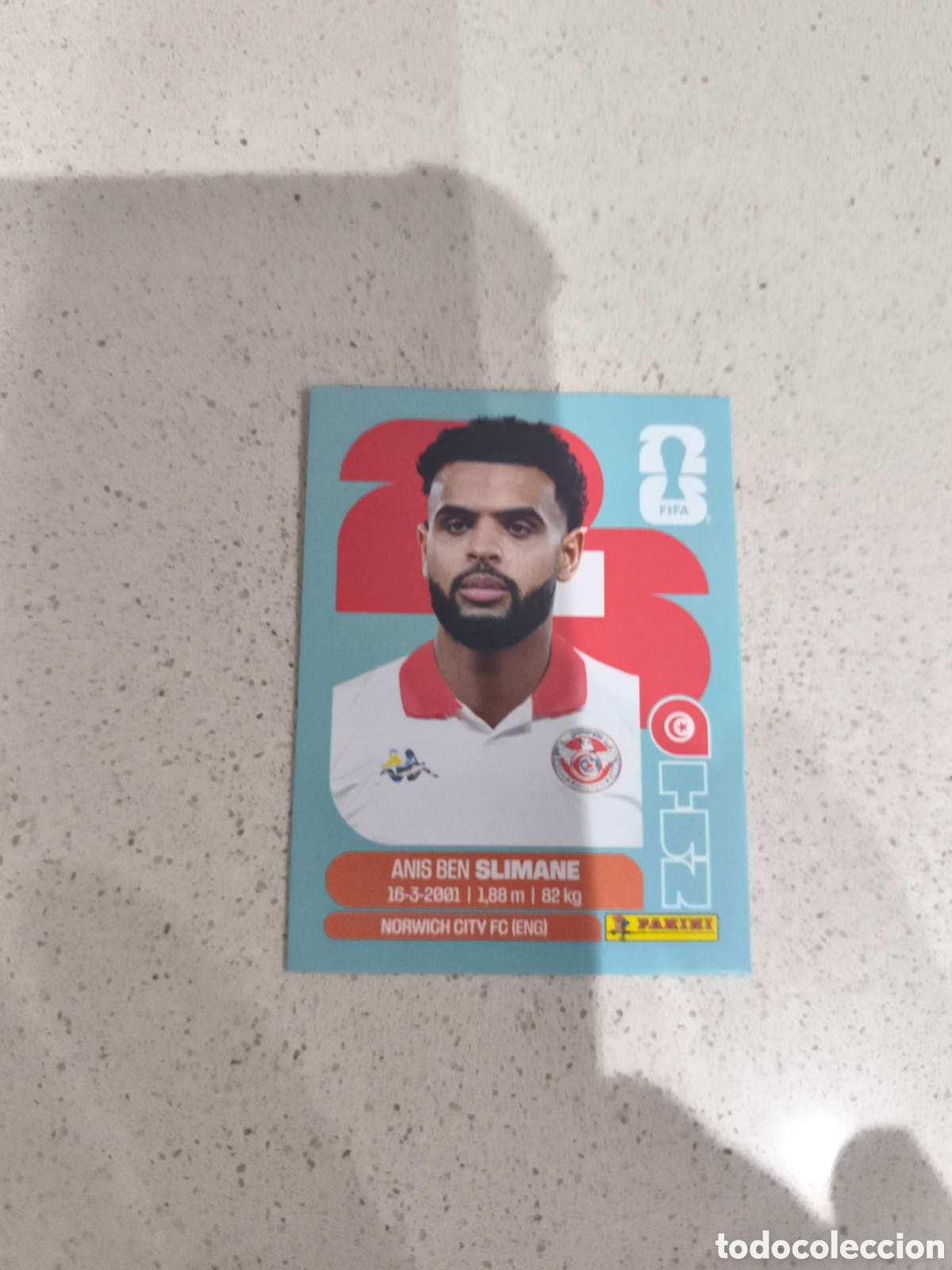 Cromos de f&uacute;tbol: CROMO SLIMANE TUNEZ. SET ACTUALIZACI&Oacute;N MUNDIAL 2026. PANINI.