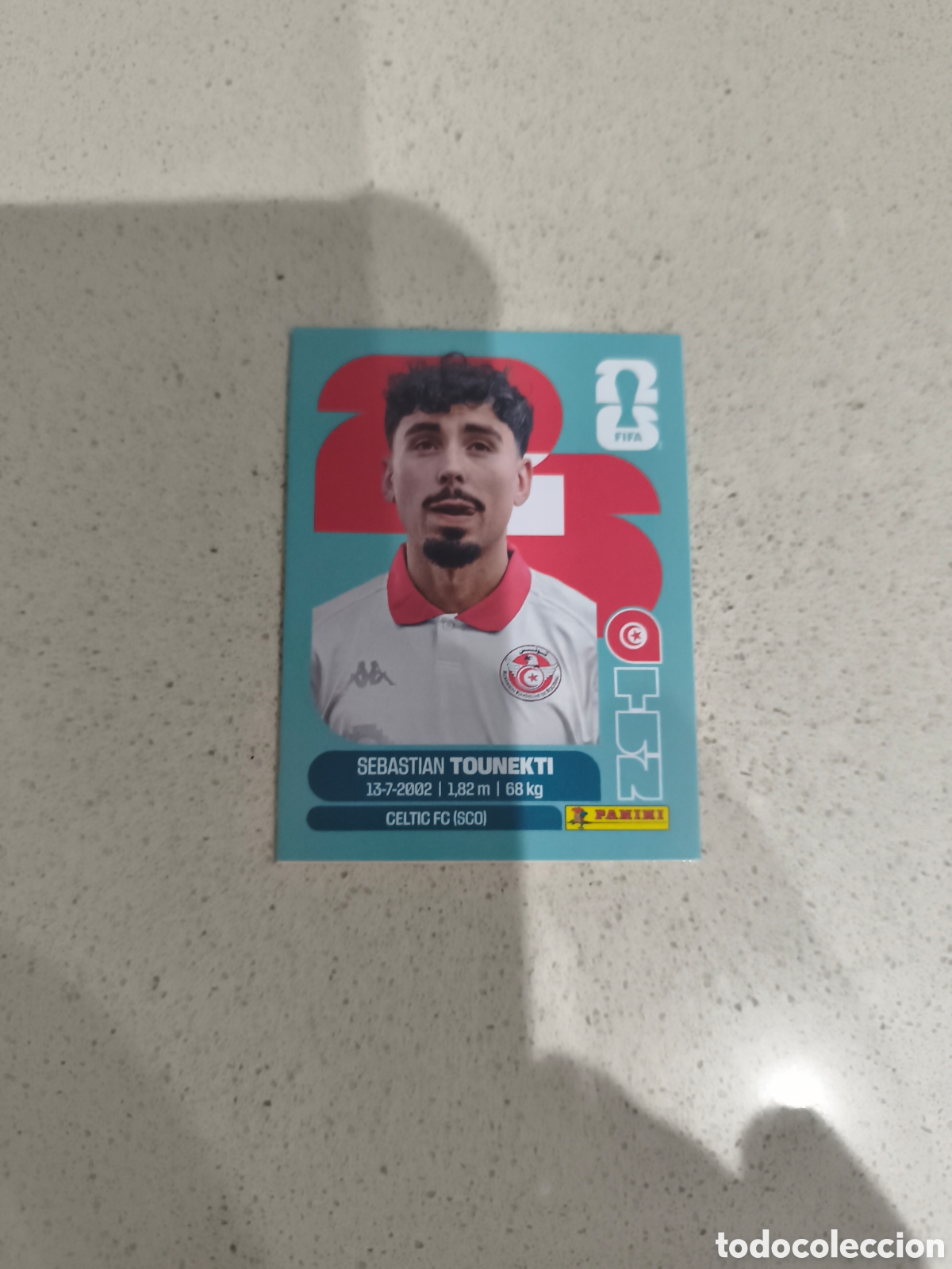 Cromos de f&uacute;tbol: CROMO TOUNEKTI TUNEZ. SET ACTUALIZACI&Oacute;N MUNDIAL 2026. PANINI.