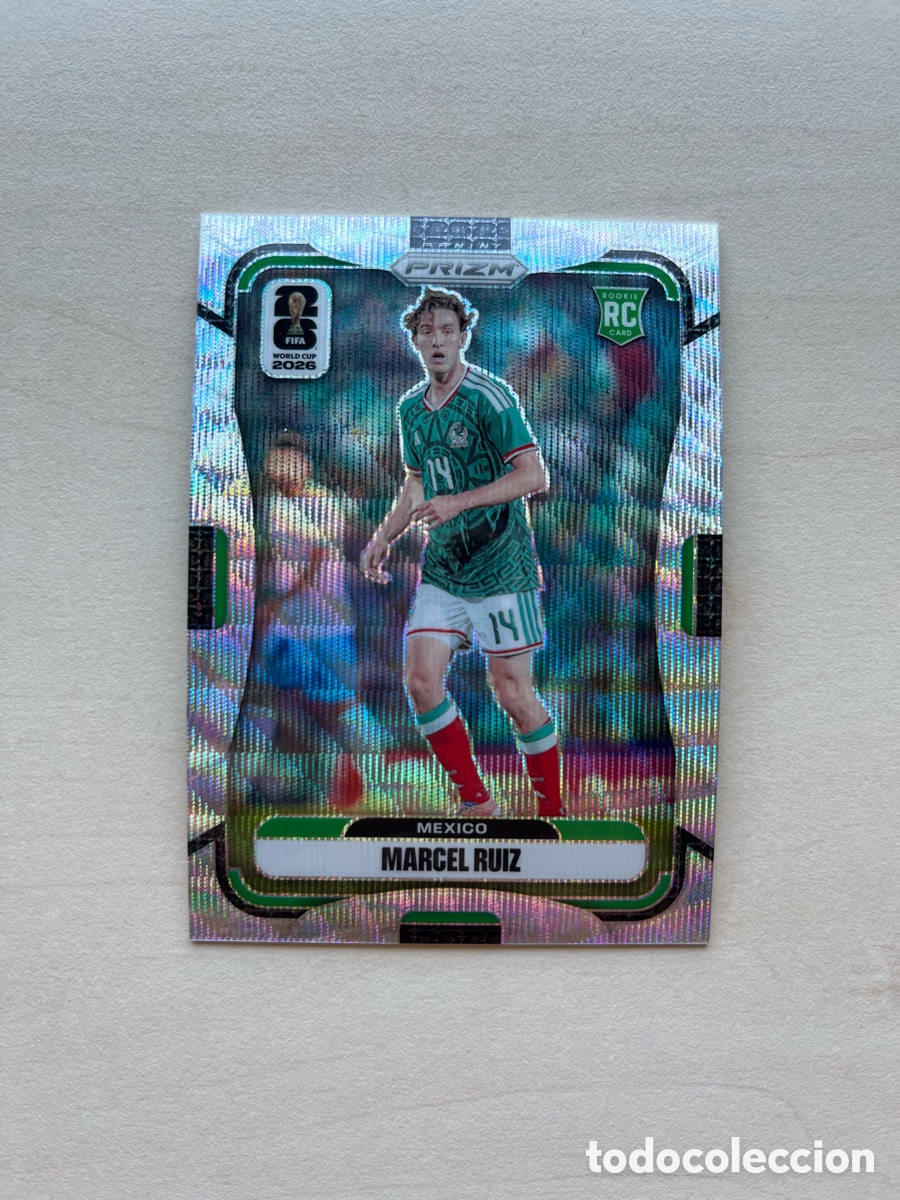 Cromos de Futebol: Marcel Ruiz Rookie Paralelo Prizm Mundial 2026 - M&eacute;xico