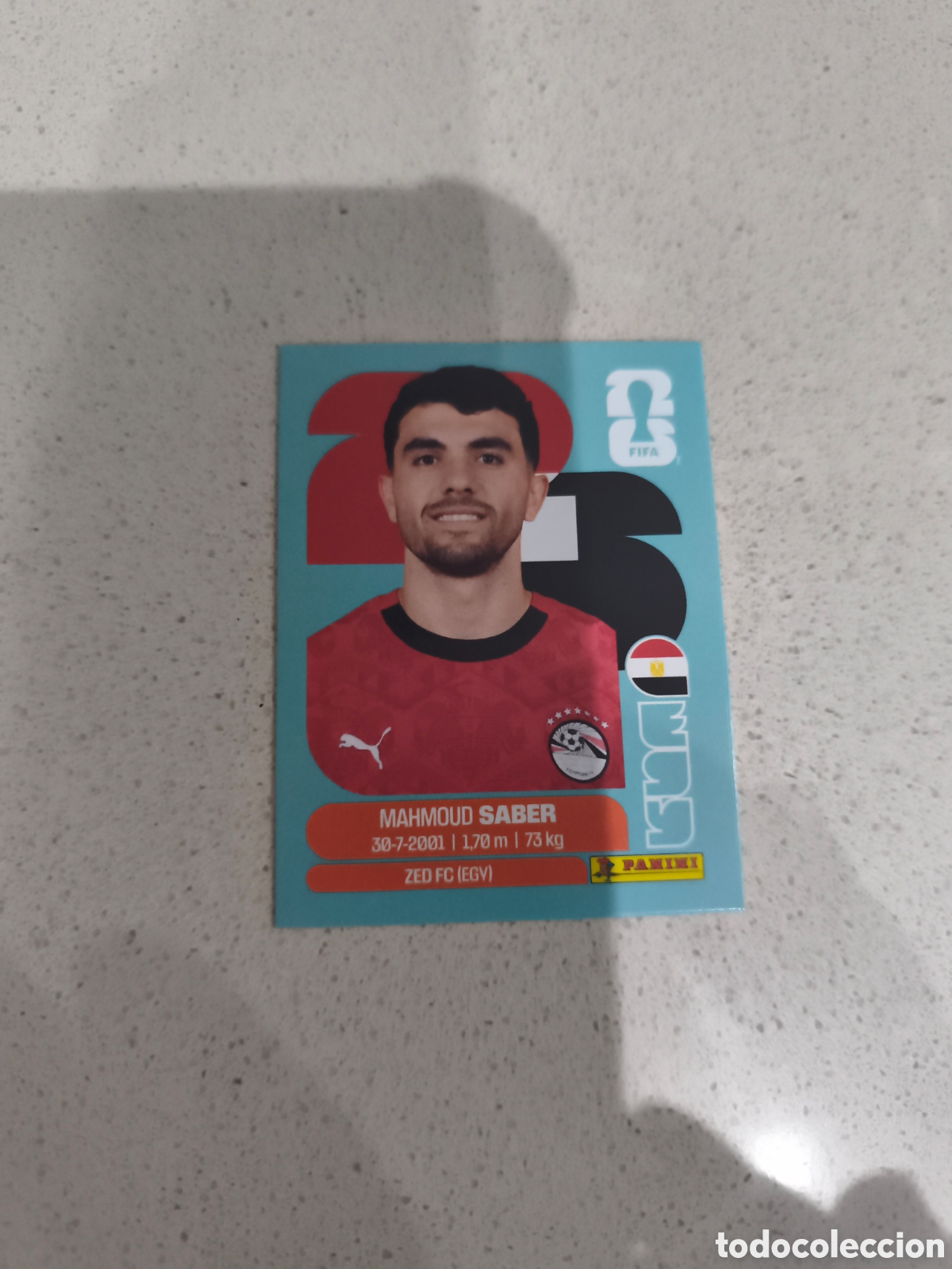 Cromos de f&uacute;tbol: CROMO SABER EGIPTO. SET ACTUALIZACI&Oacute;N MUNDIAL 2026. PANINI.