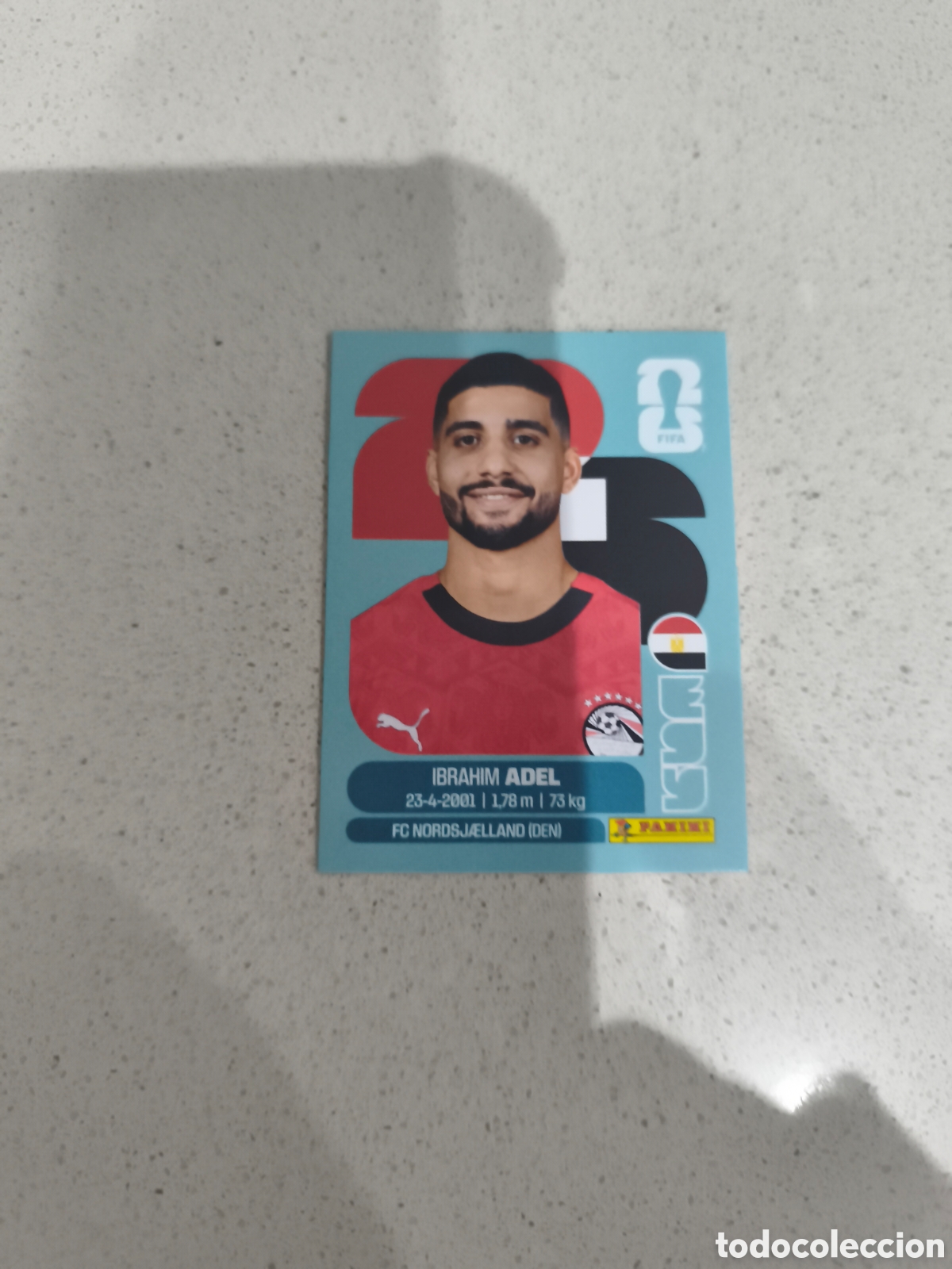 Cromos de f&uacute;tbol: CROMO ADEL EGIPTO. SET ACTUALIZACI&Oacute;N MUNDIAL 2026. PANINI.