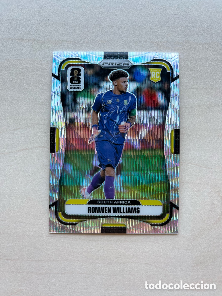 Figurine di Calcio: Ronwen Williams Rookie Paralelo Prizm Mundial 2026 - Sud Africa