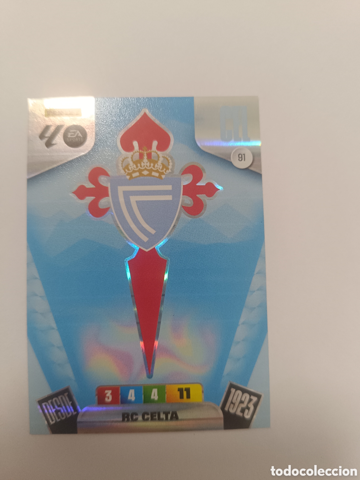 Football Stickers: Adrenalyn 25-26 celta escudo 91