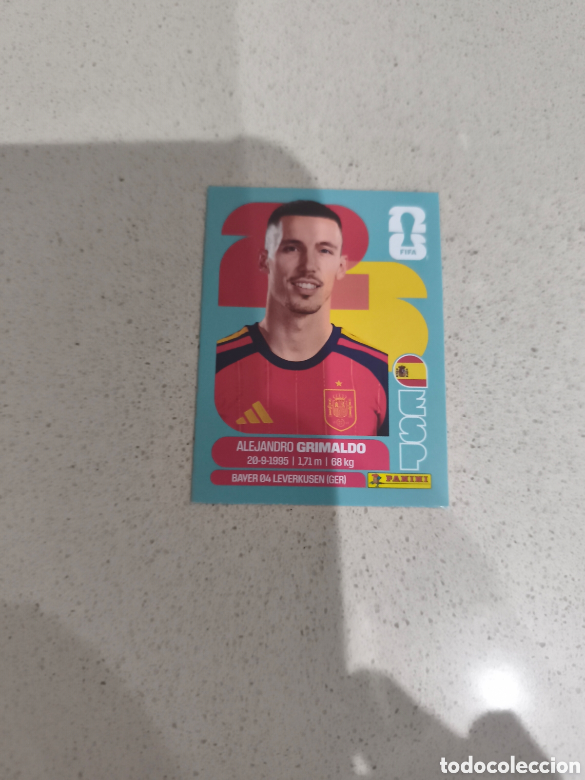 Football Stickers: CROMO GRIMALDO ESPA&Ntilde;A. SET ACTUALIZACI&Oacute;N MUNDIAL 2026. PANINI.
