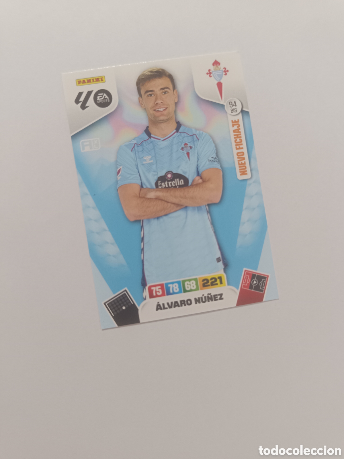Cromos de f&uacute;tbol: Adrenalyn 25-26 celta 94 bis &Aacute;lvaro nu&ntilde;ez