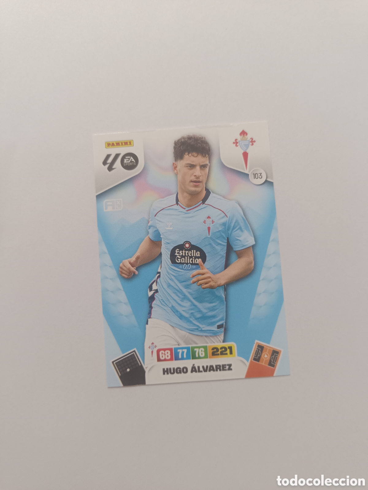 Cromos de f&uacute;tbol: Adrenalyn 25-26 celta 103 Hugo &Aacute;lvarez
