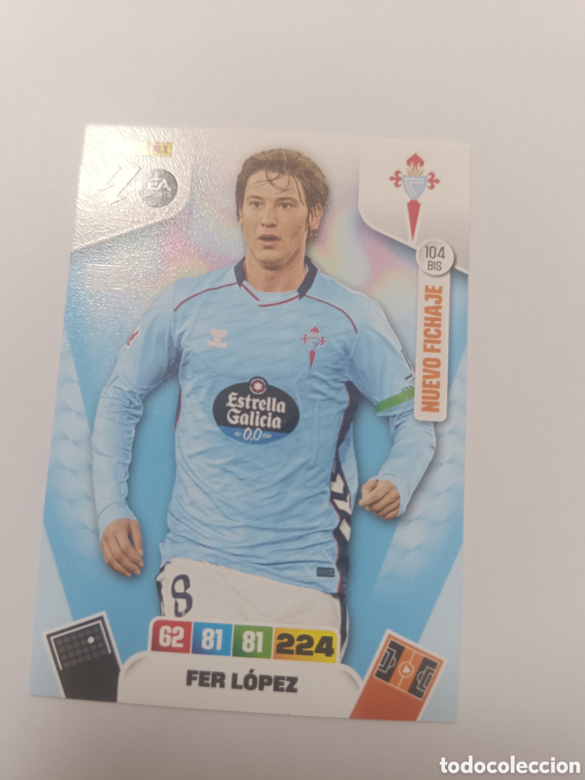Cromos de f&uacute;tbol: Adrenalyn 25-26 celta 104 bis fer lopez
