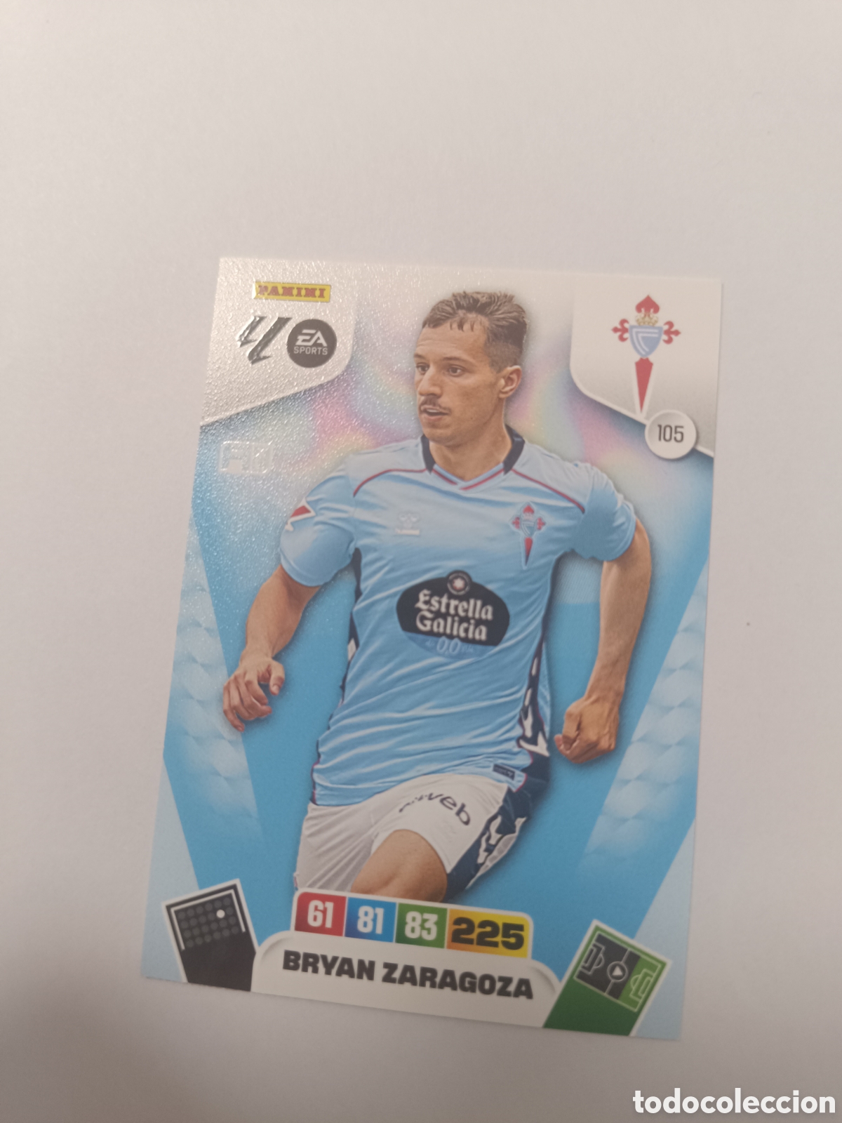 Cromos de f&uacute;tbol: Adrenalyn 25-26 celta 105 Bryan zaragoza