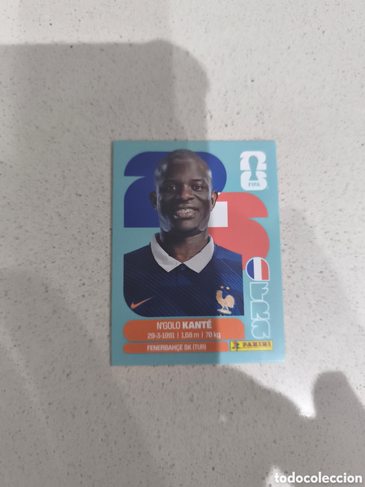 Cromos de f&uacute;tbol: CROMO KANT&Eacute; FRANCIA. SET ACTUALIZACI&Oacute;N MUNDIAL 2026. PANINI.