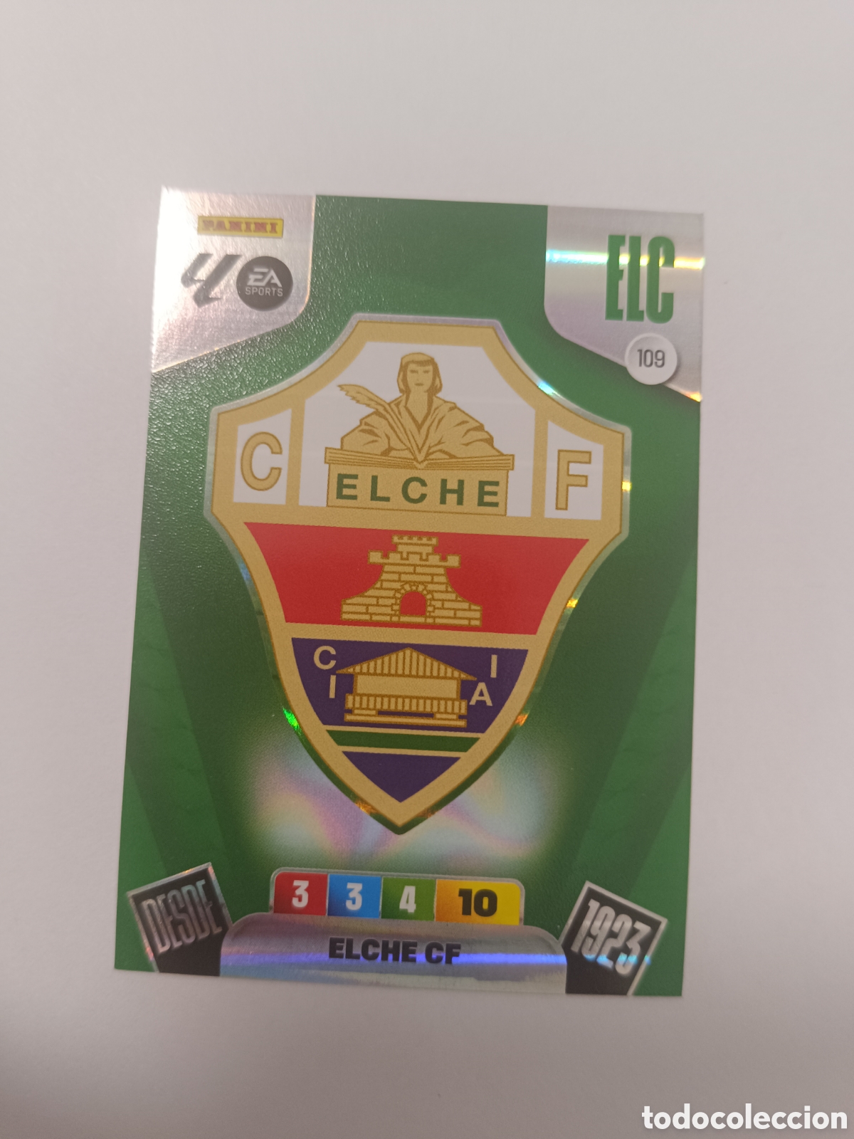 Cromos de f&uacute;tbol: Adrenalyn 25-26 elche 109 escudo