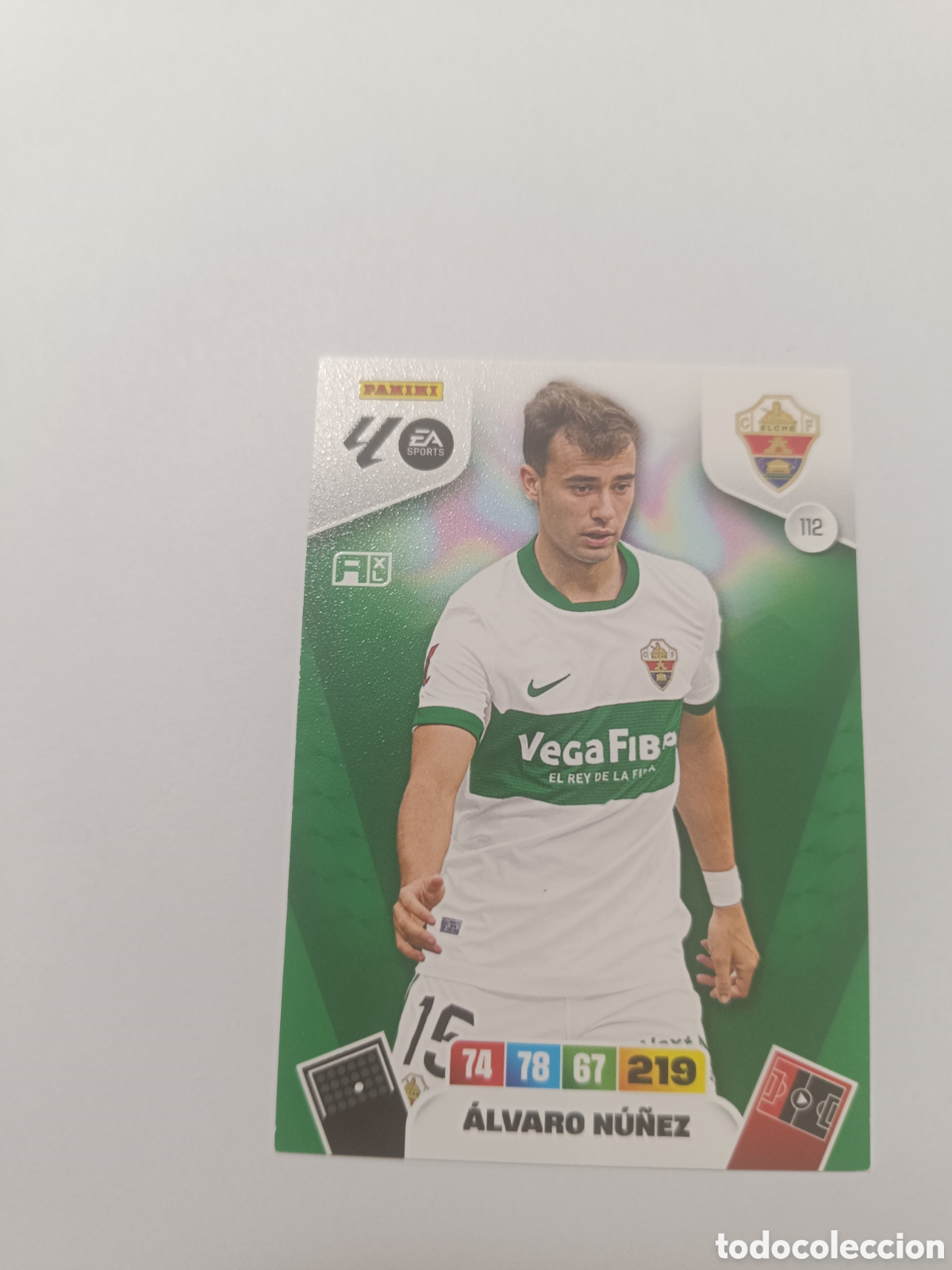 Cartes &agrave; collectionner de Football: Adrenalyn 25-26 elche 112 &Aacute;lvaro N&uacute;&ntilde;ez