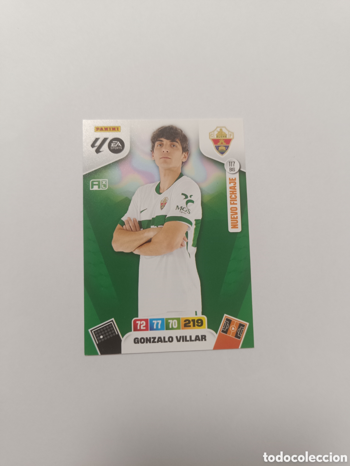 Cromos de f&uacute;tbol: Adrenalyn 25-26 elche 117 bis Gonzalo villar