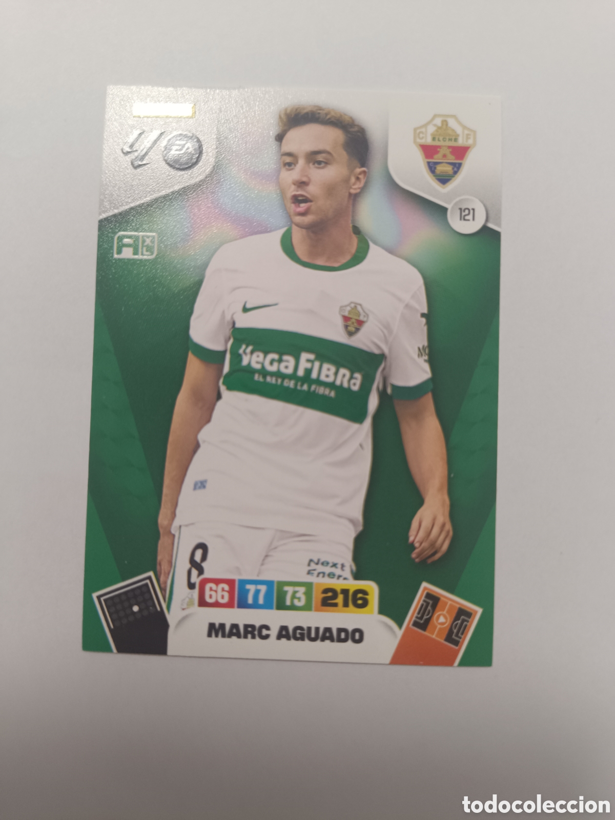 Cromos de f&uacute;tbol: Adrenalyn 25-26 elche 121 marc aguado