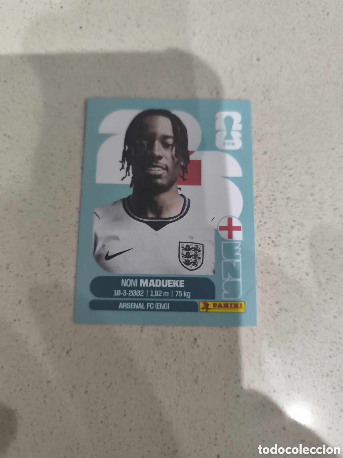Cromos de f&uacute;tbol: CROMO MADUEKE INGLATERRA. SET ACTUALIZACI&Oacute;N MUNDIAL 2026. PANINI.