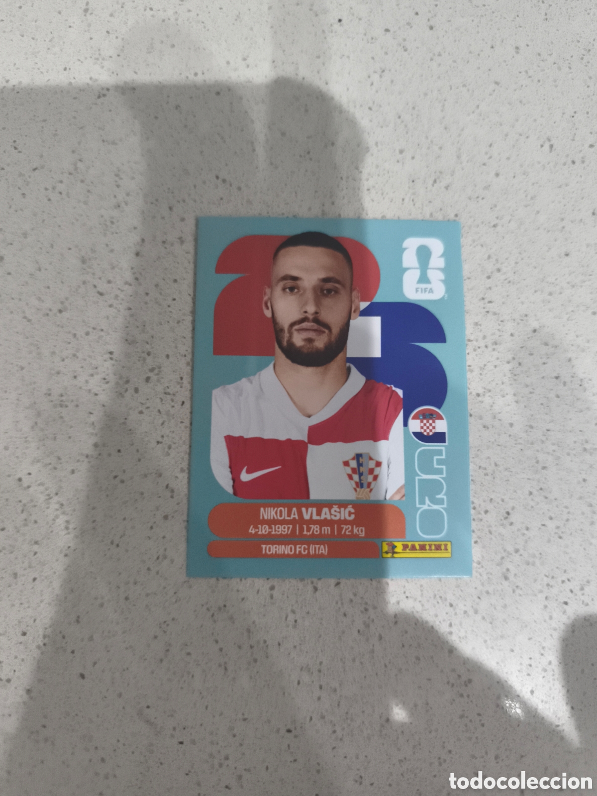 Cromos de f&uacute;tbol: CROMO VLASIC CROACIA. SET ACTUALIZACI&Oacute;N MUNDIAL 2026. PANINI.