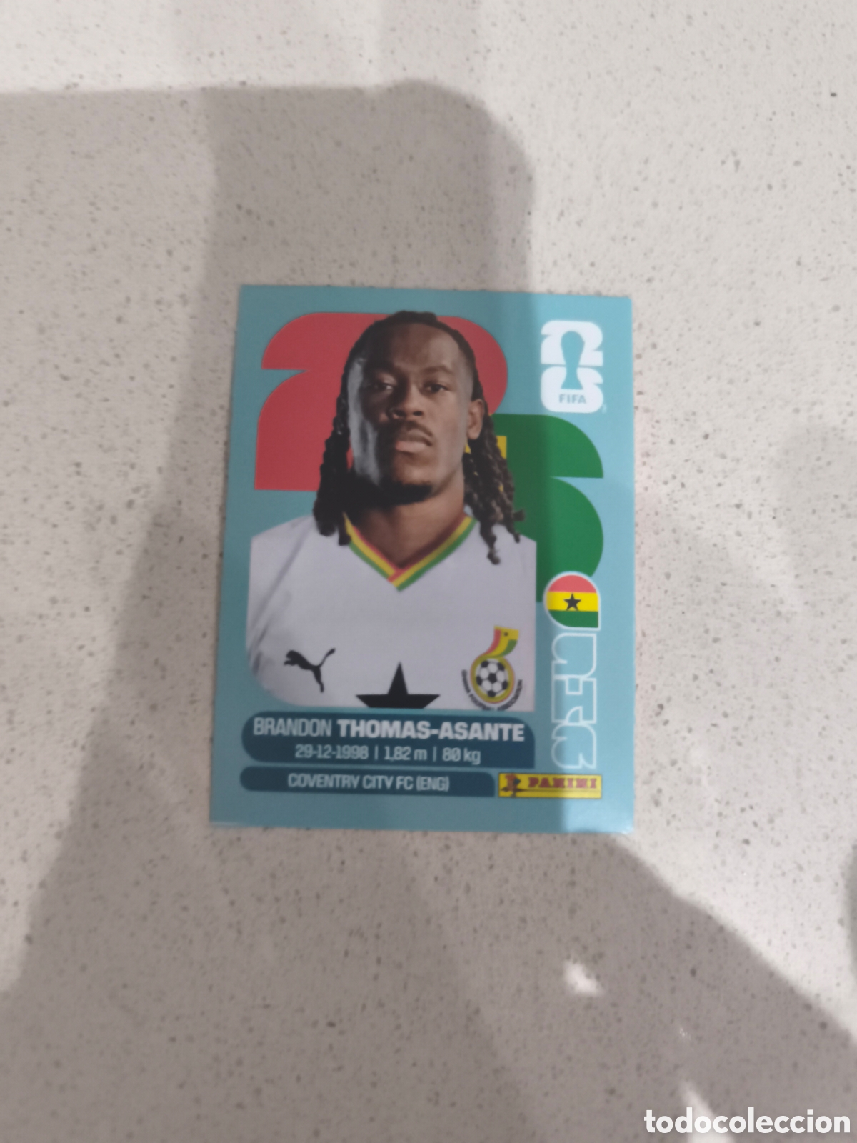 Cromos de f&uacute;tbol: CROMO THOMAS-ASANTE GHANA. SET ACTUALIZACI&Oacute;N MUNDIAL 2026. PANINI.