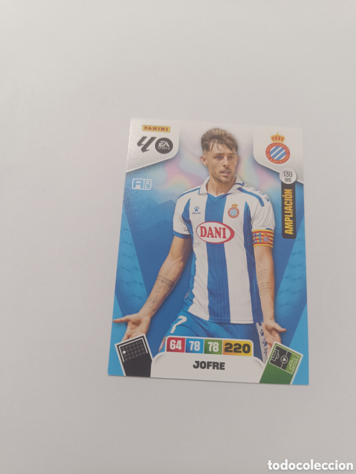 Cromos de f&uacute;tbol: Adrenalyn 25-26 espanyol 139 bis jofre