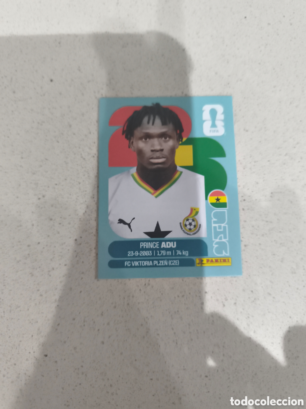 Cromos de f&uacute;tbol: CROMO ADU GHANA. SET ACTUALIZACI&Oacute;N MUNDIAL 2026. PANINI.
