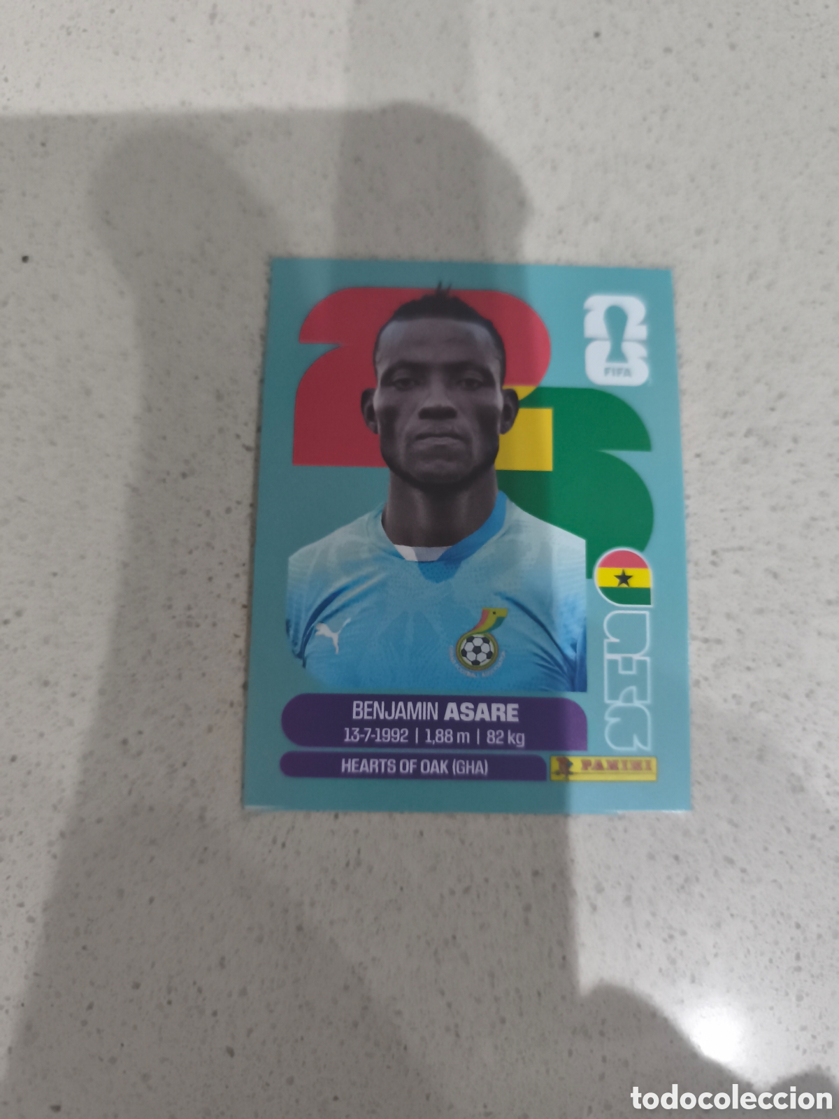 Cromos de f&uacute;tbol: CROMO ASARE GHANA. SET ACTUALIZACI&Oacute;N MUNDIAL 2026. PANINI.
