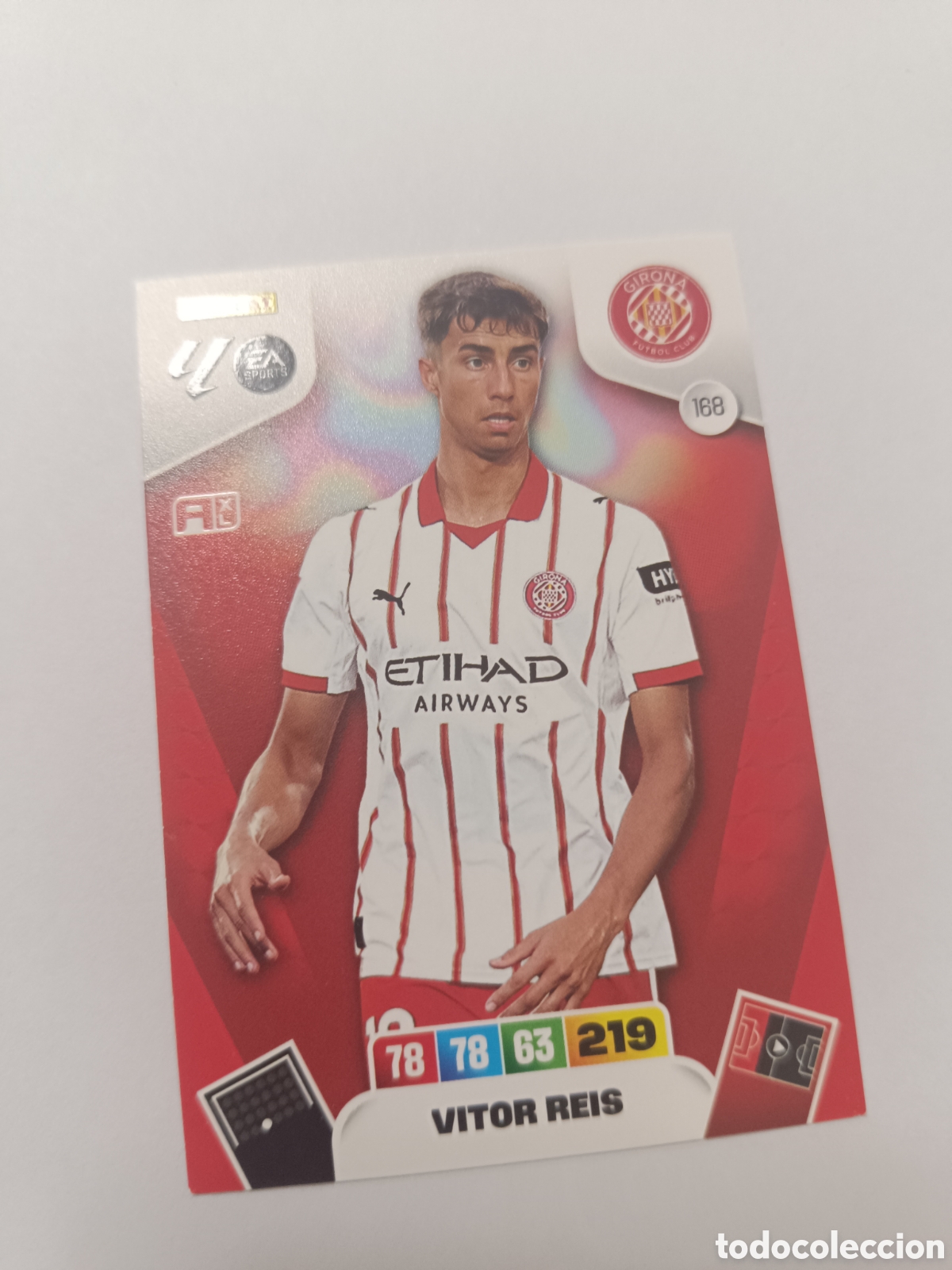 Cromos de f&uacute;tbol: Adrenalyn 25-26 Girona 168 vitor reis
