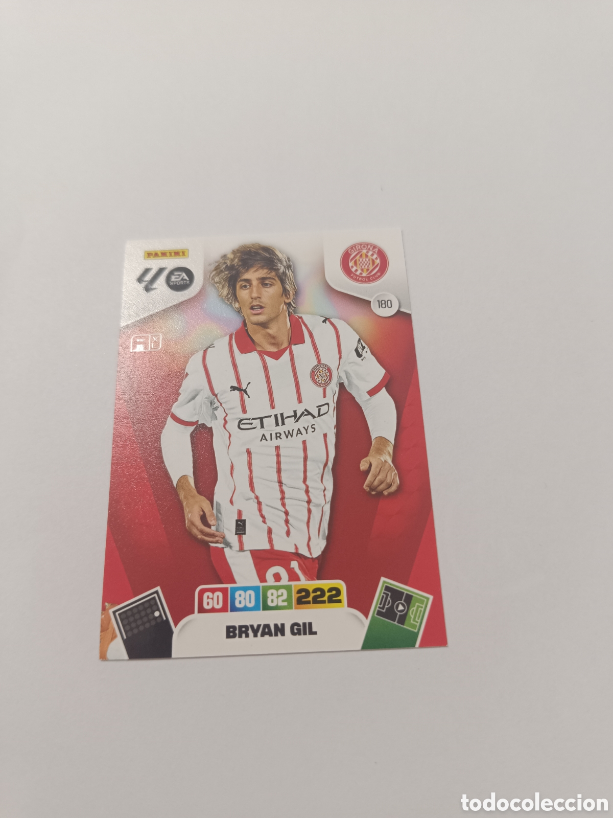 Cromos de f&uacute;tbol: Adrenalyn 25-26 Girona 180 Bryan gil