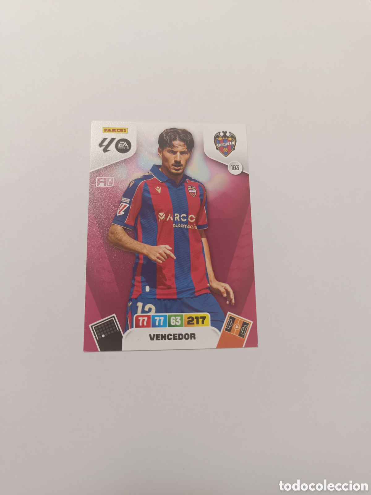 Cromos de f&uacute;tbol: Adrenalyn 25-26 levante vencedor 193