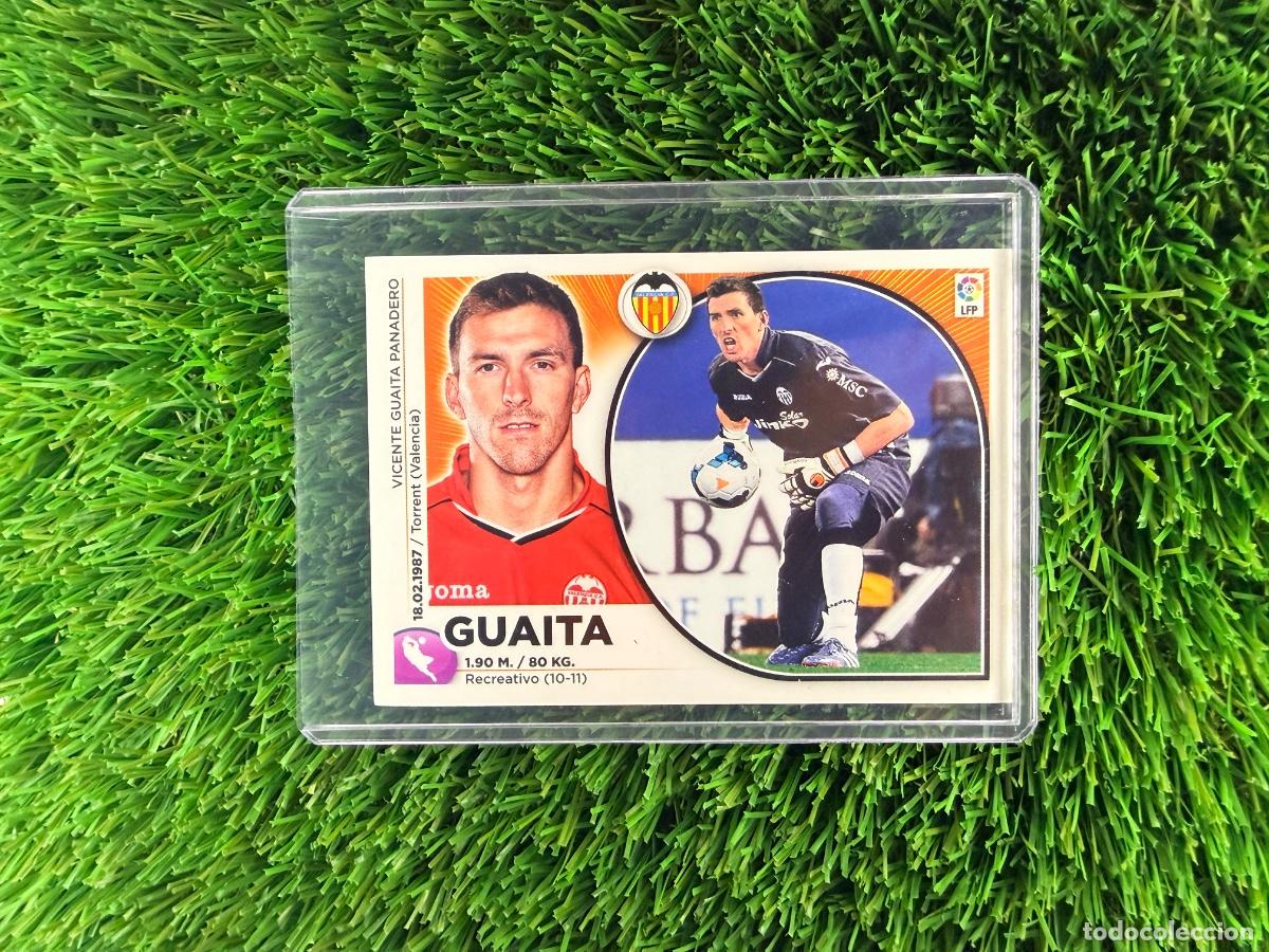 Cromos de f&uacute;tbol: N&ordm; 2 Guaita Valencia CF Liga Este 14 15