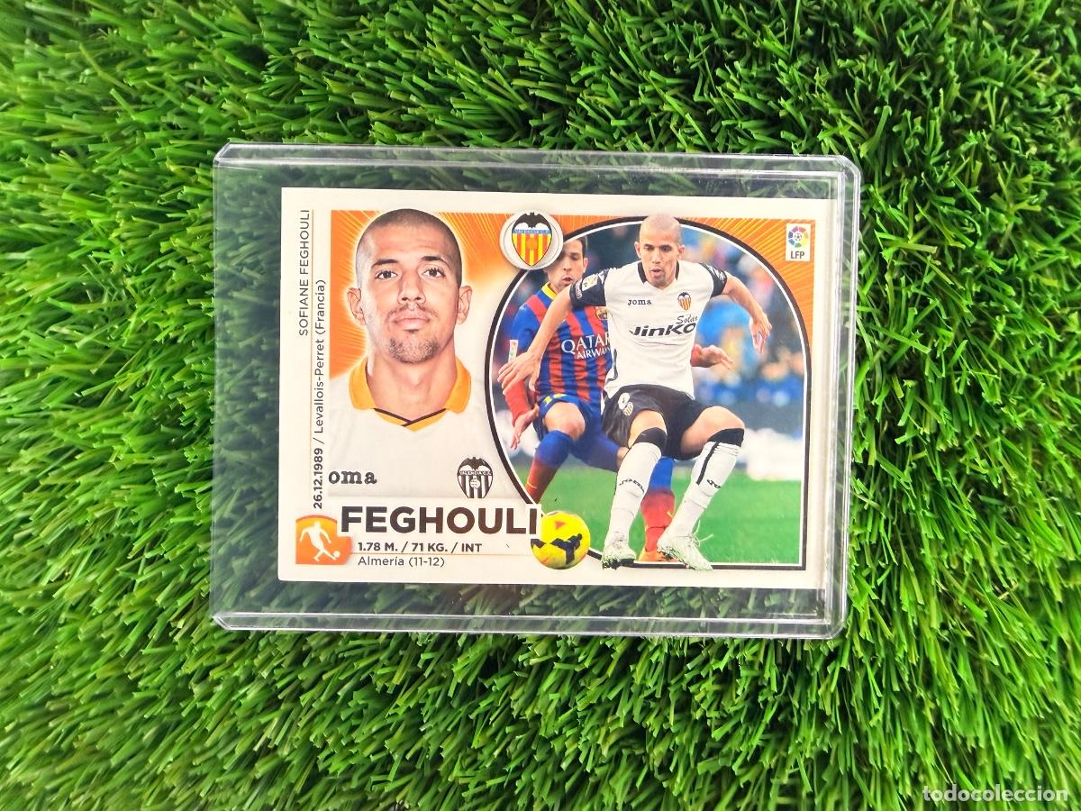 Cromos de f&uacute;tbol: N&ordm; 12 Feghouli Valencia CF Liga Este 14 15