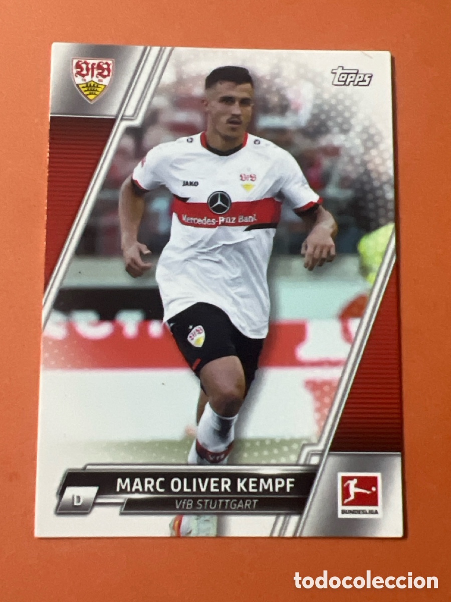 Cromos de f&uacute;tbol: C6428. 166 MARC OLIVER KEMPF STUTTGART CROMO FUTBOL TOPPS BUNDESLIGA 21-22 LIGA ALEMANIA 2021-2022