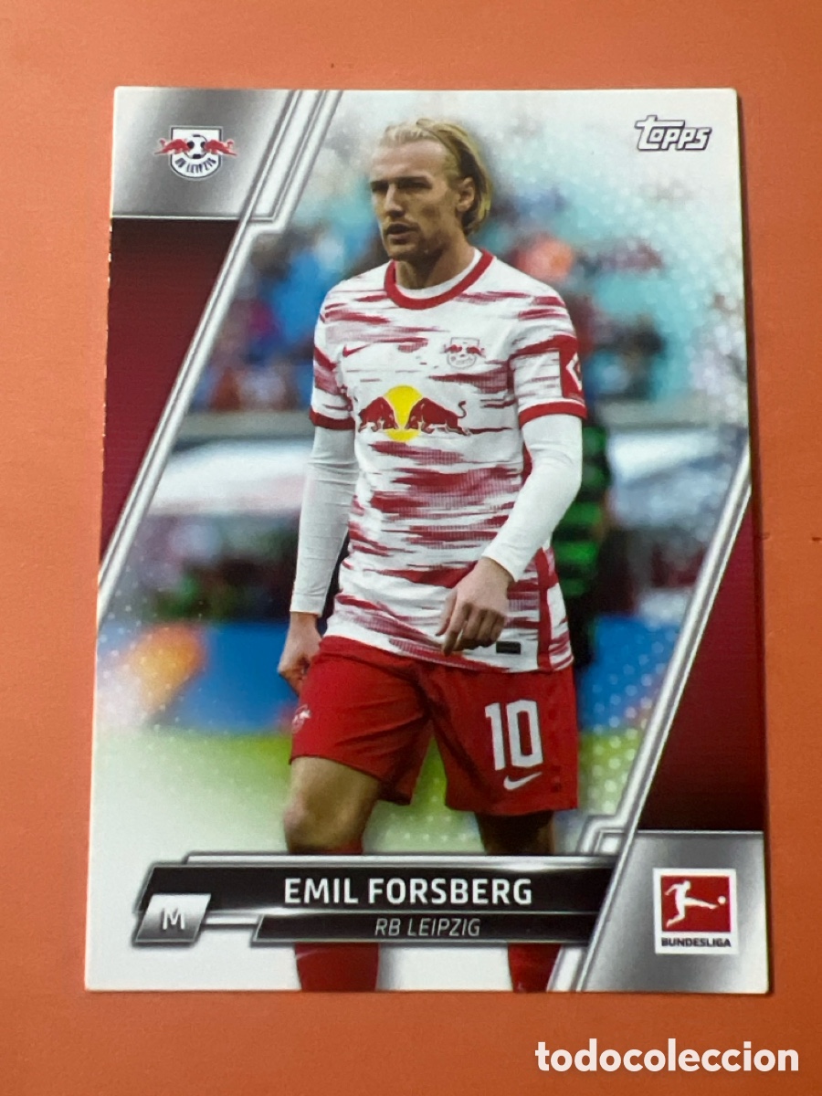 Cromos de f&uacute;tbol: C6430. Cromo Tarjeta Topps Bundesliga F&uacute;tbol 2021/22 N&deg; 114 Emil Forsberg
