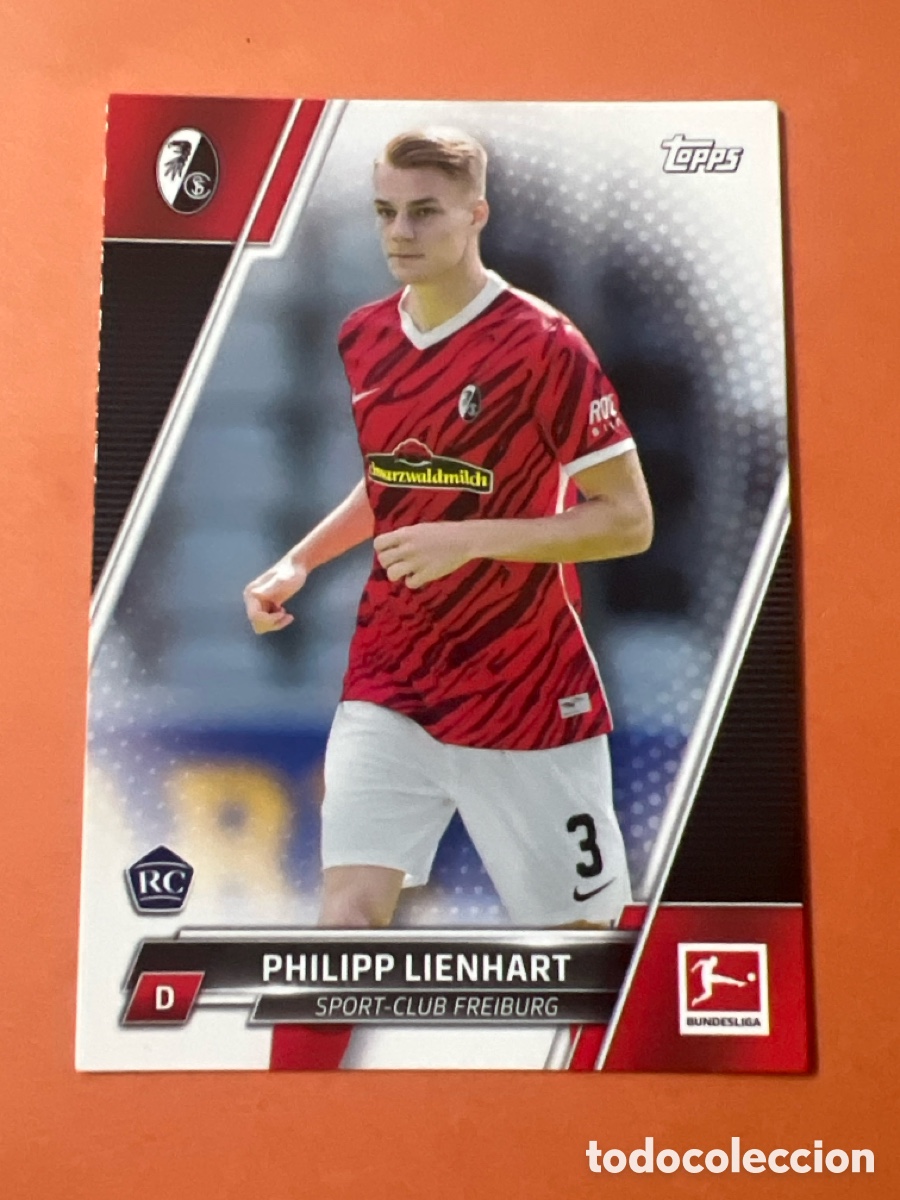 Cromos de f&uacute;tbol: C6431. 80 PHILIPP LIENHART FREIBURG CROMO FUTBOL TOPPS BUNDESLIGA 21-22 LIGA ALEMANIA 2021-2022
