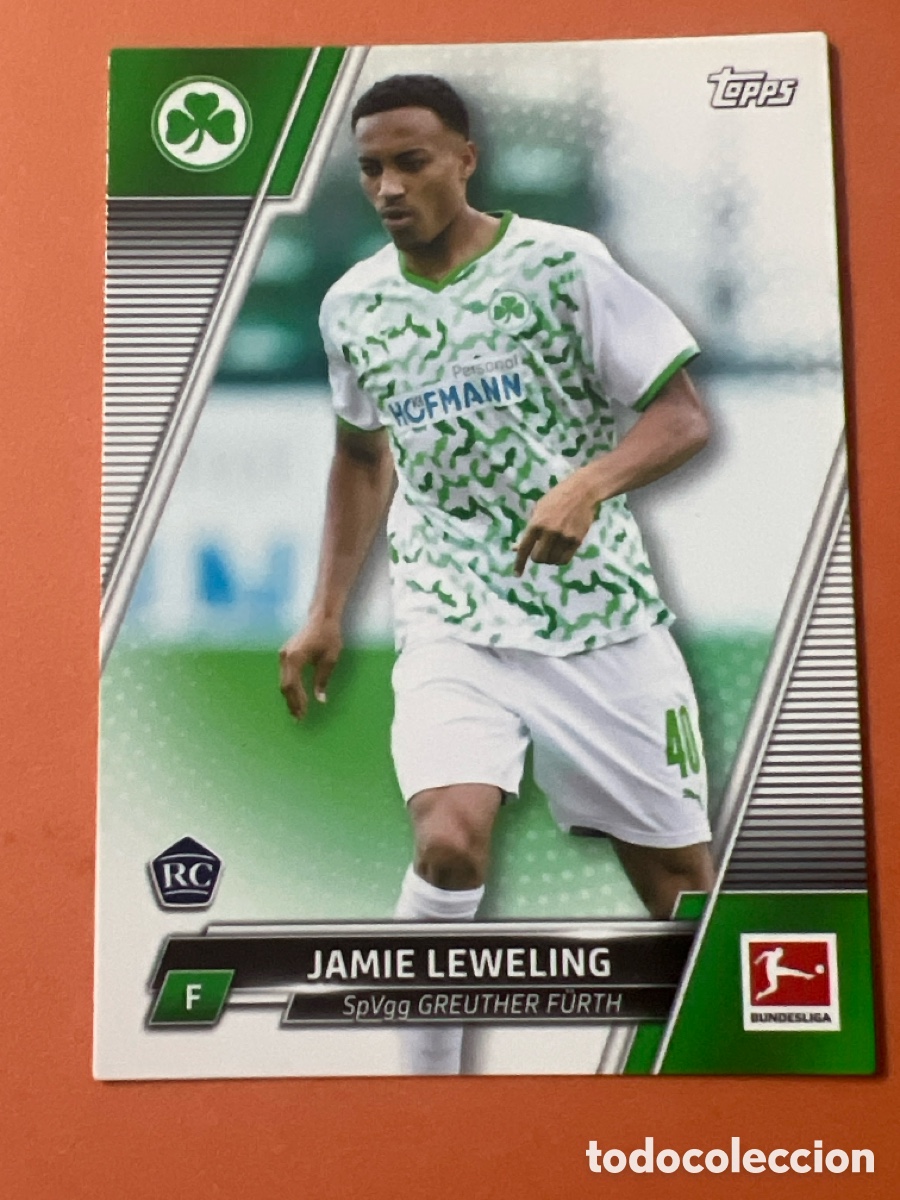 Cromos de f&uacute;tbol: C6433. 81 JAMIE LEWELING GREUTHER FURTH CROMO FUTBOL TOPPS BUNDESLIGA 21-22 LIGA ALEMANIA 2021-2022