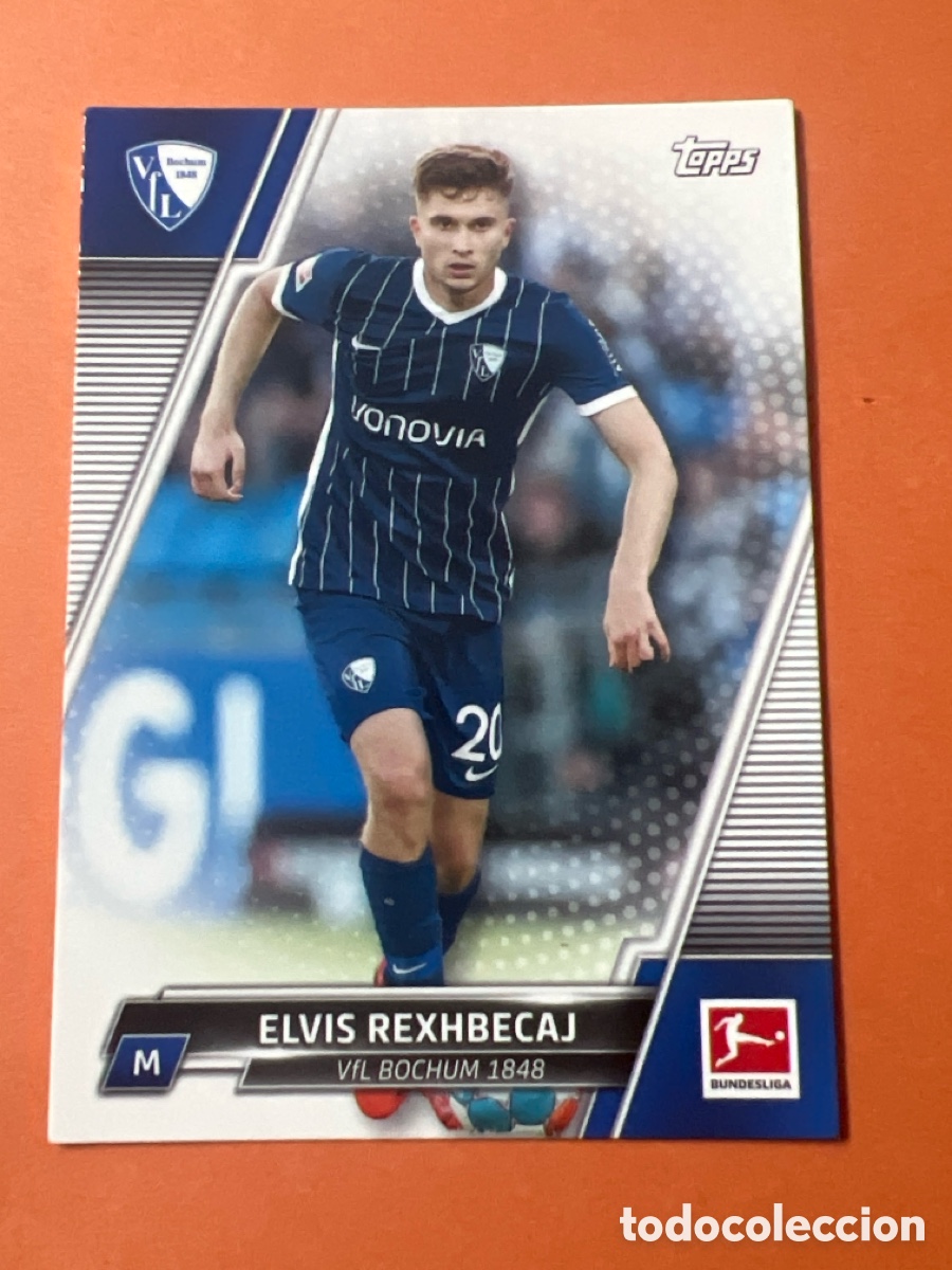Cromos de f&uacute;tbol: C6434. 46 ELVIS REXHBECAJ VFL BOCHUM CROMO FUTBOL TOPPS BUNDESLIGA 21-22 LIGA ALEMANIA 2021-2022