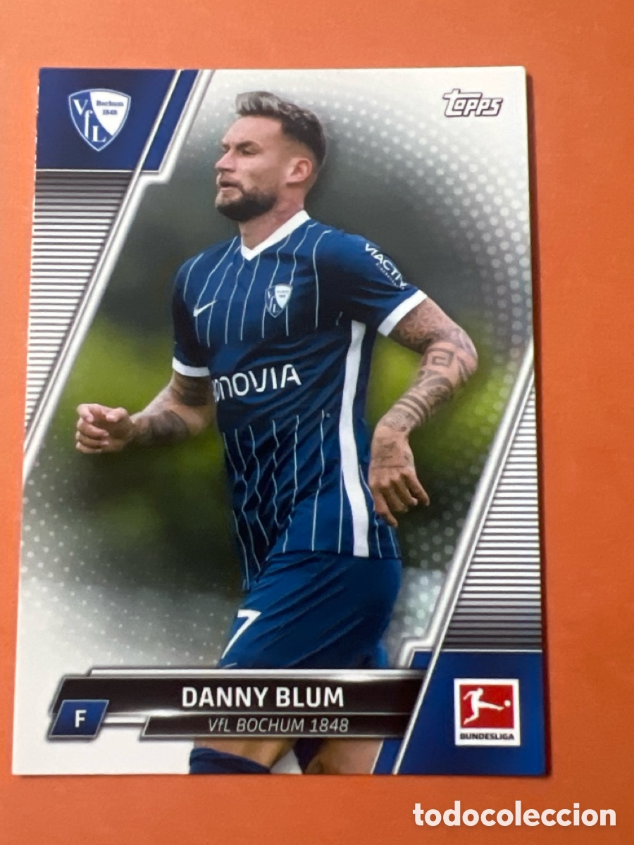 Cromos de f&uacute;tbol: C6435. 41 DANNY BLUM VFL BOCHUM CROMO FUTBOL TOPPS BUNDESLIGA 21-22 LIGA ALEMANIA 2021-2022