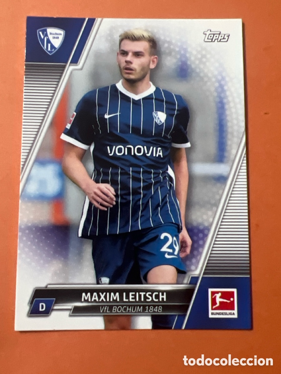 Cromos de f&uacute;tbol: C6436. 48 MAXIM LEITSCH VFL BOCHUM CROMO FUTBOL TOPPS BUNDESLIGA 21-22 LIGA ALEMANIA 2021-2022