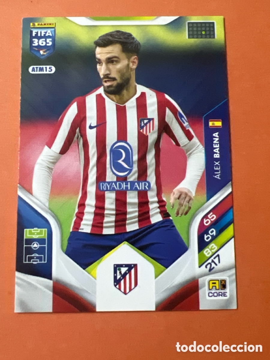 Cromos de f&uacute;tbol: C6439. ATM15 Alex Baena - Atl&eacute;tico de Madrid - Adrenalyn Fifa 365 - Panini 2026