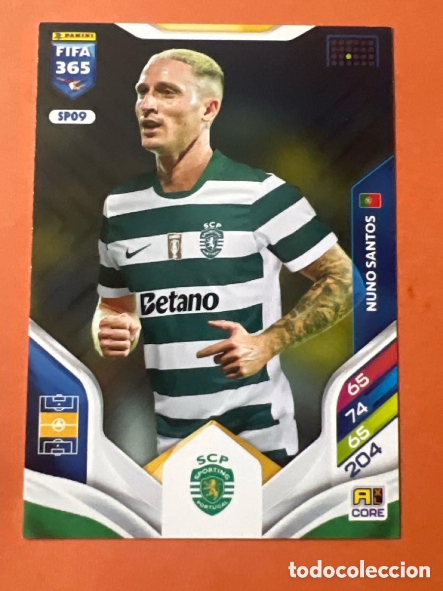 Cromos de f&uacute;tbol: C6444. SPO9 NUNO SANTOS SPORTING PORTUGAL PANINI ADRENALYN FIFA 365 2025 2026 25 26