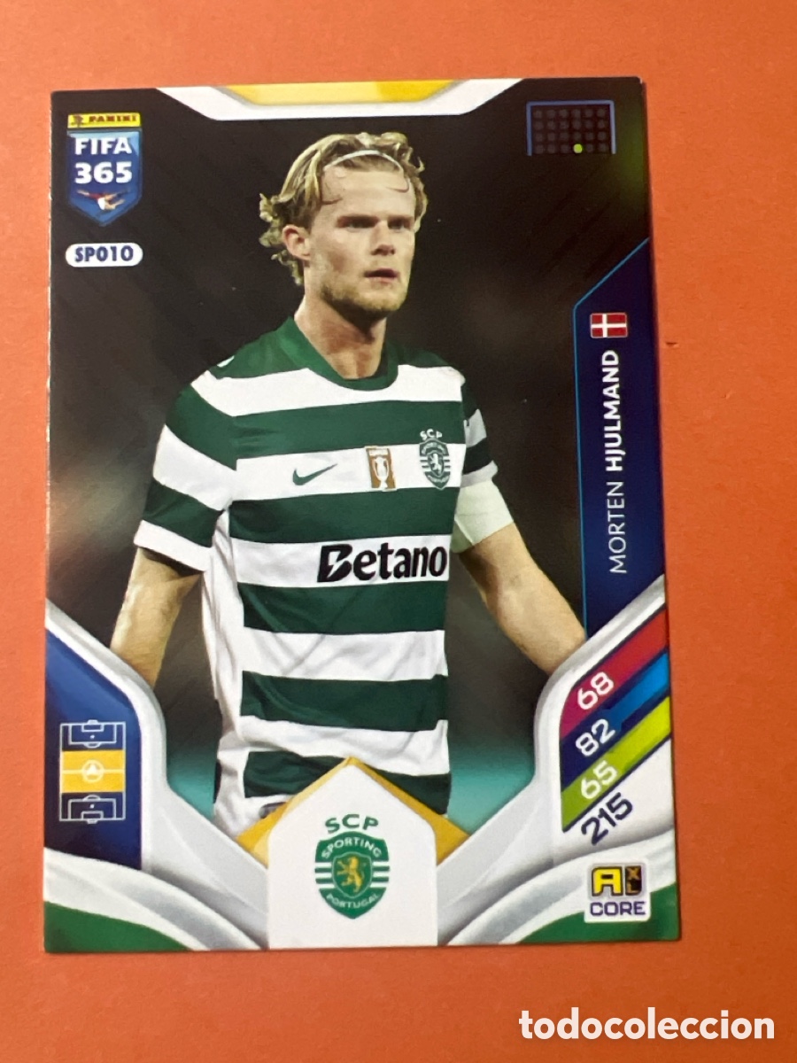 Cromos de f&uacute;tbol: C6445. SPO10 Morten Hjulmand - Sporting Club Portugal - Adrenalyn Fifa 365 2026- Panini 26