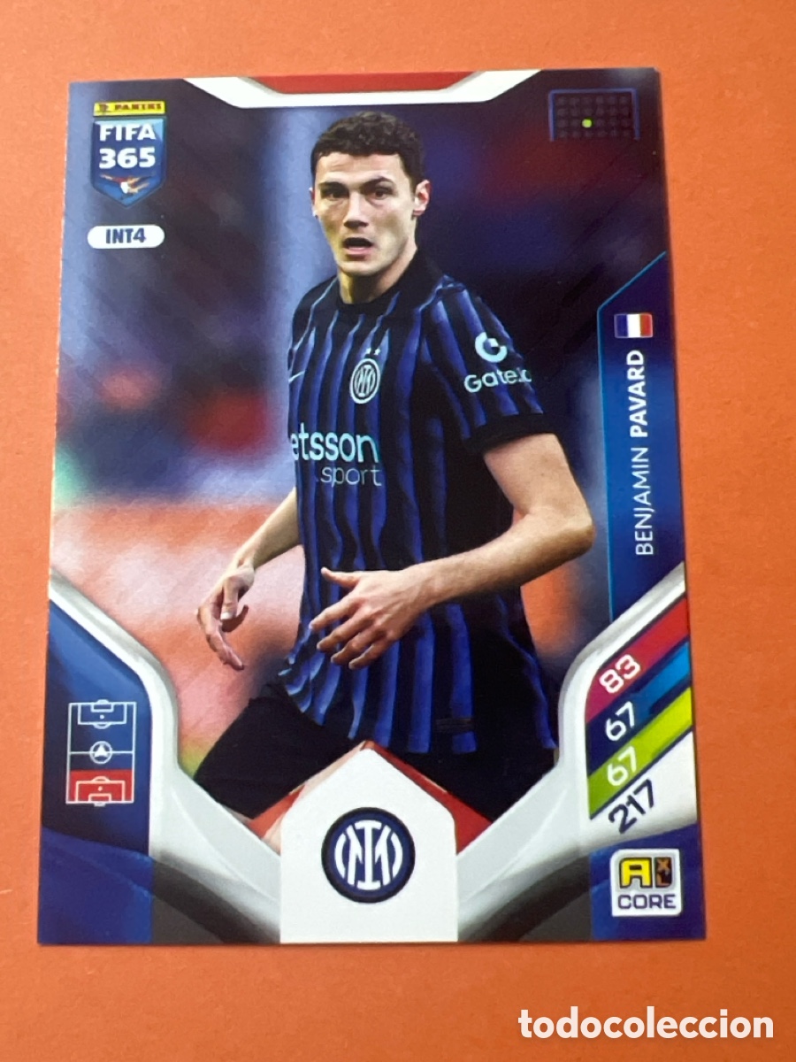 Cromos de f&uacute;tbol: C6447. Benjamin Pavard INT4 Adrenalyn XL Fifa 365 2026 Inter De Mil&aacute;n