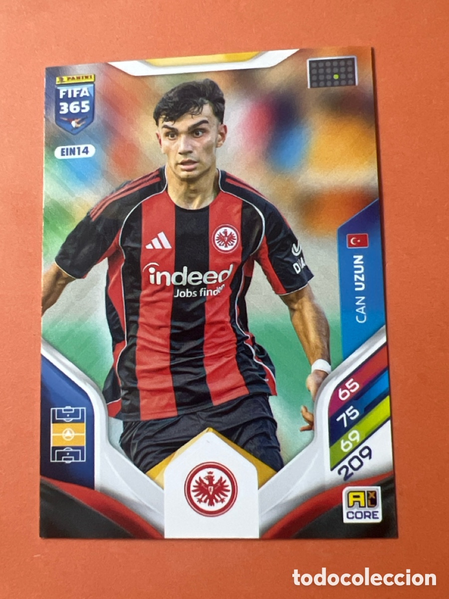 Cromos de f&uacute;tbol: C6452. EIN14 CAN UZUN (EINTRACHT FRANKFURT) PANINI ADRENALYN XL FIFA 365 2026 26