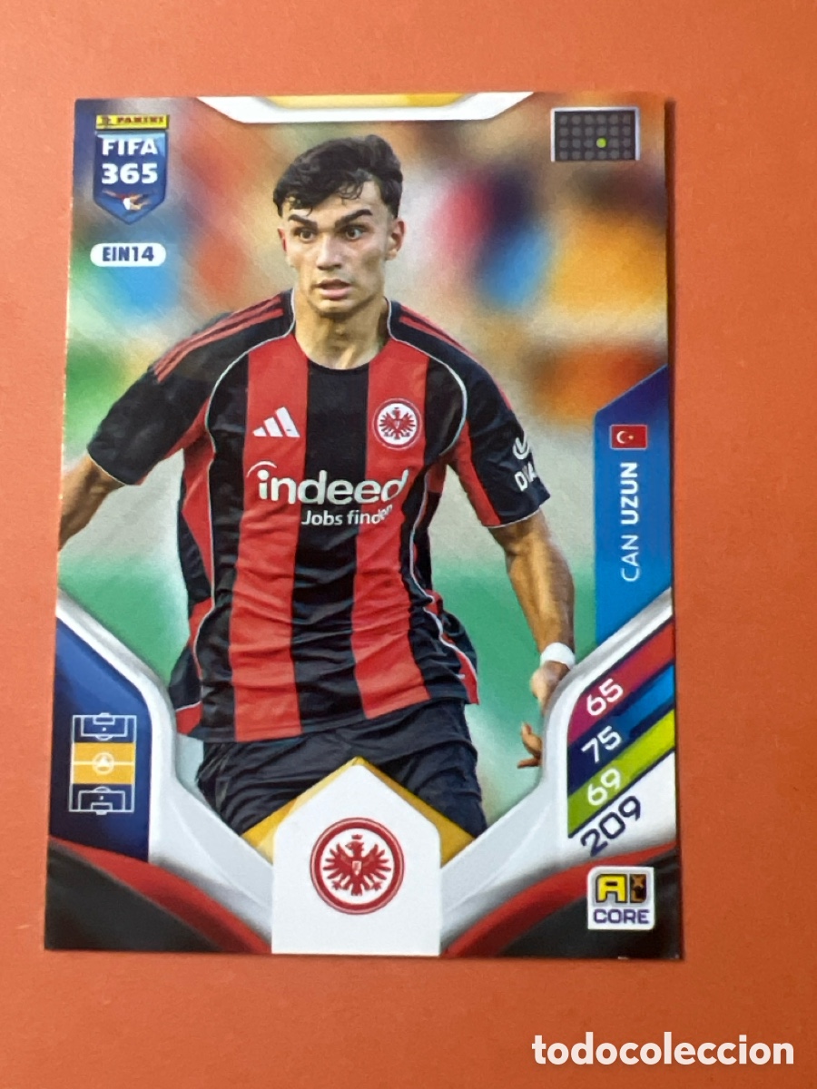 Cromos de f&uacute;tbol: C6459. EIN14 CAN UZUN (EINTRACHT FRANKFURT) PANINI ADRENALYN XL FIFA 365 2026 26