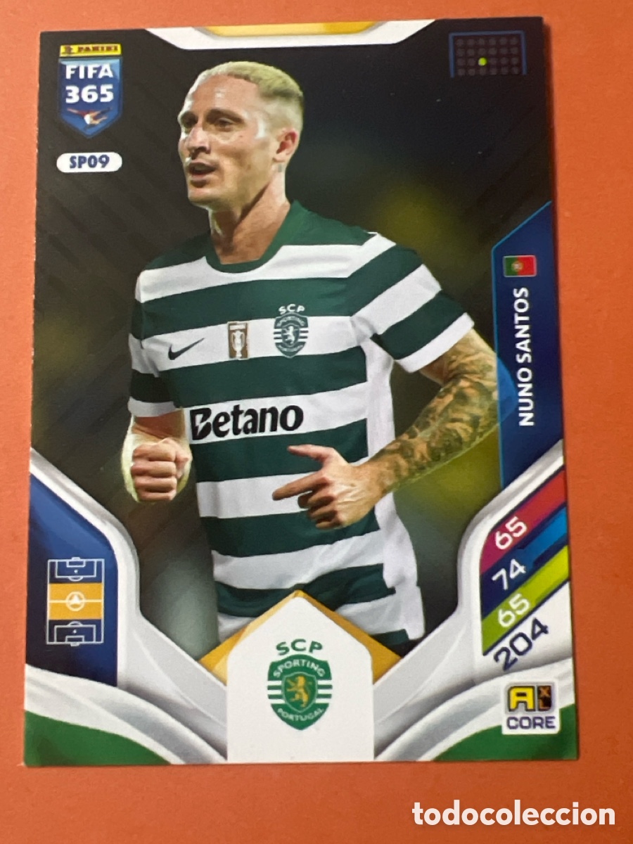 Cromos de f&uacute;tbol: C6460. SPO9 Nuno Santos - Sporting Club Portugal - Adrenalyn Fifa 365 2026- Panini 26