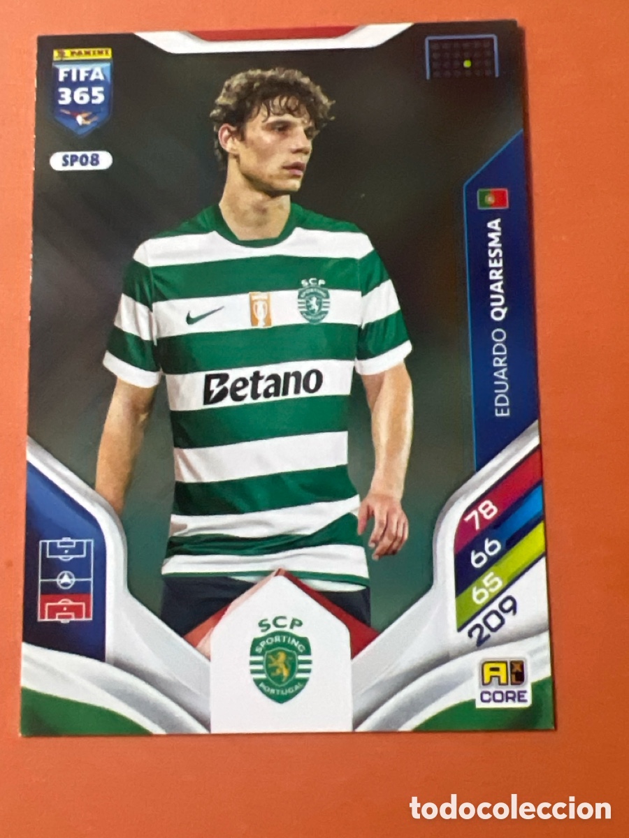 Cromos de f&uacute;tbol: C6464. SPO8 Eduardo Quaresma - Sporting Club Portugal - Adrenalyn Fifa 365 2026- Panini 26