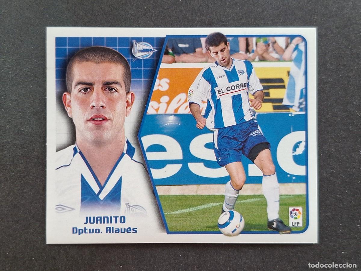 Cromos de f&uacute;tbol: L5 JUANITO DEPORTIVO ALAVES LIGA ESTE 2005 2006 05 06 NUNCA PEGADO SIN PEGAR