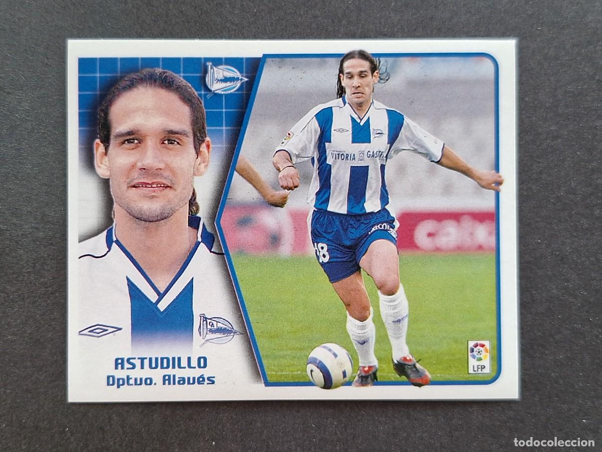 Cromos de f&uacute;tbol: L5 ASTUDILLO DEPORTIVO ALAVES LIGA ESTE 2005 2006 05 06 NUNCA PEGADO SIN PEGAR