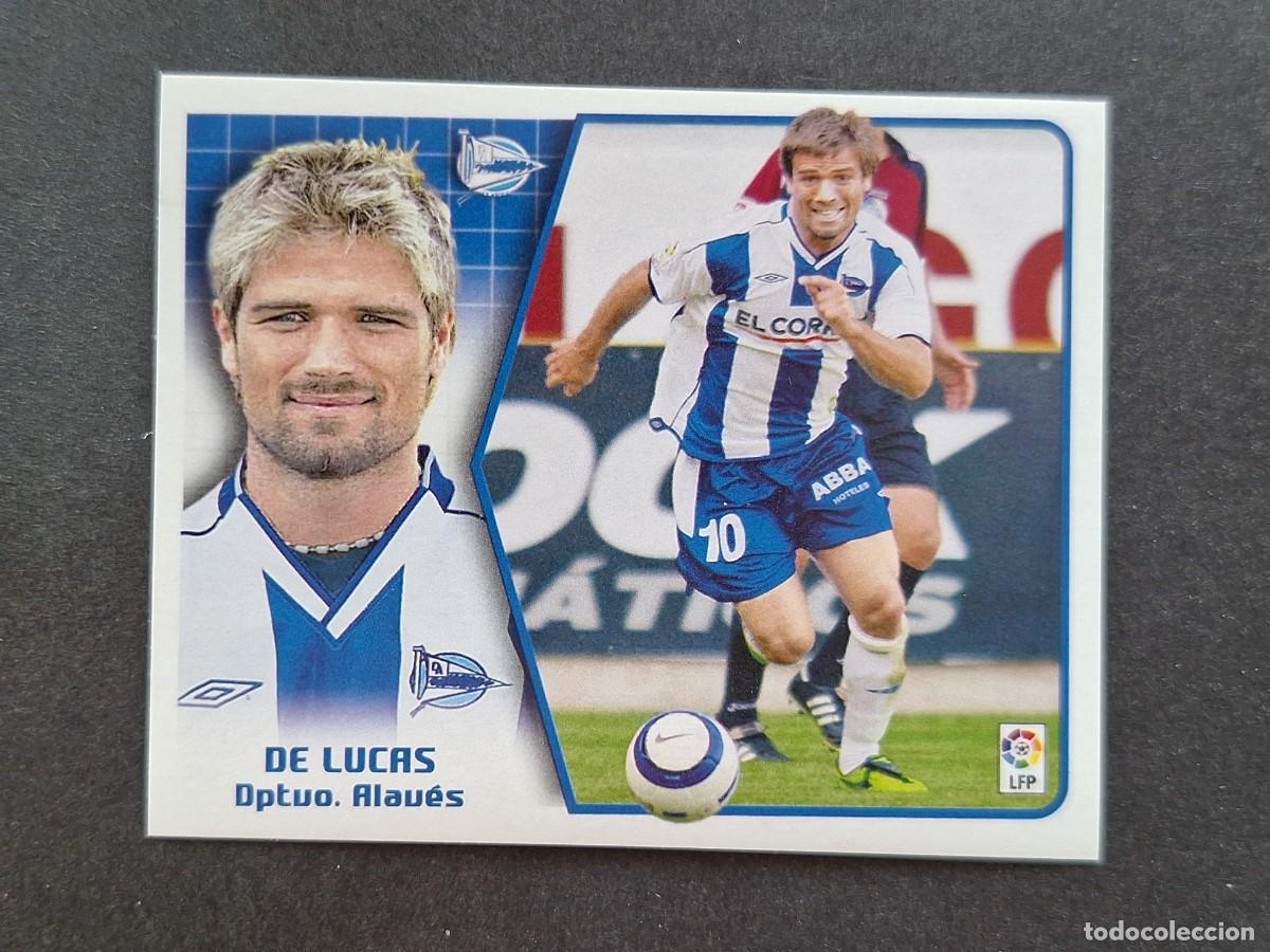 Cromos de f&uacute;tbol: L5 DE LUCAS DEPORTIVO ALAVES LIGA ESTE 2005 2006 05 06 NUNCA PEGADO SIN PEGAR
