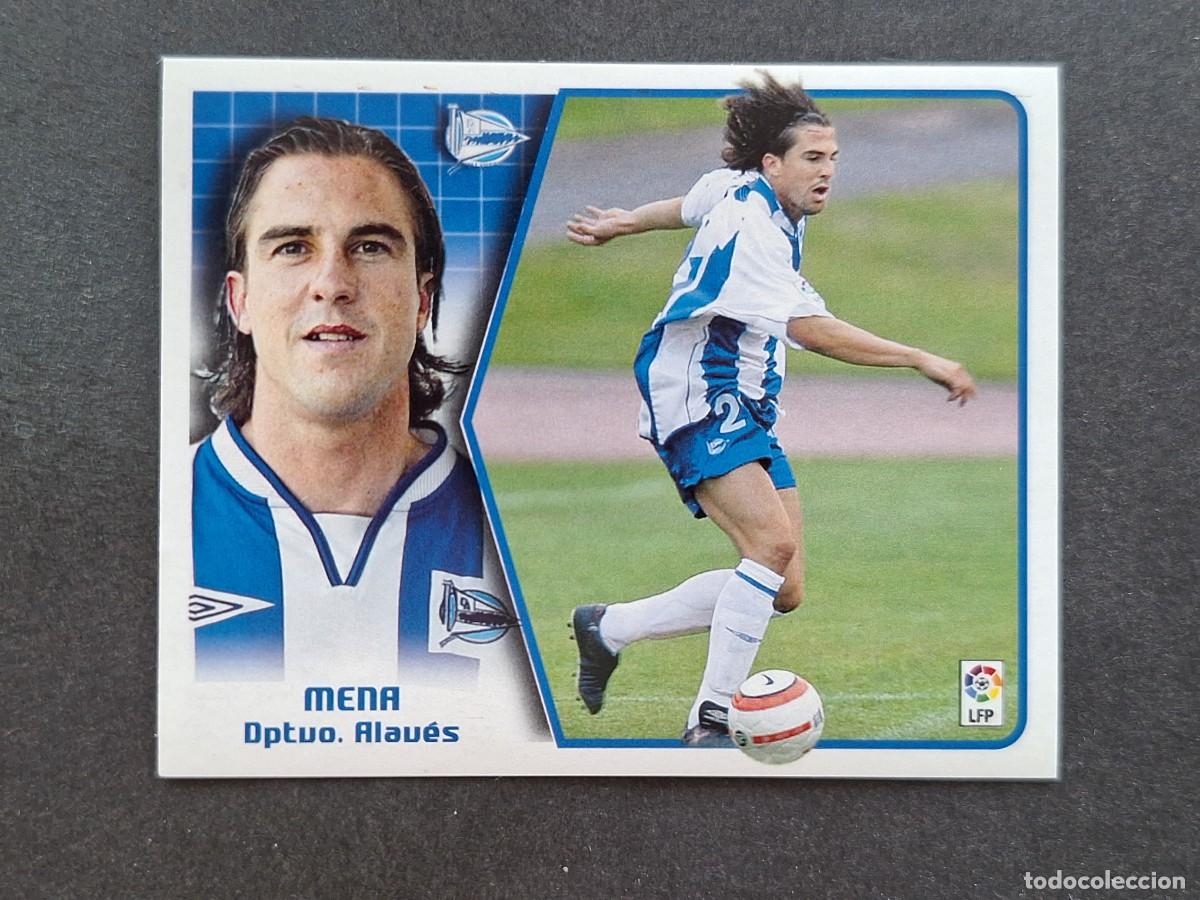 Cromos de f&uacute;tbol: L5 MENA DEPORTIVO ALAVES LIGA ESTE 2005 2006 05 06 NUNCA PEGADO SIN PEGAR