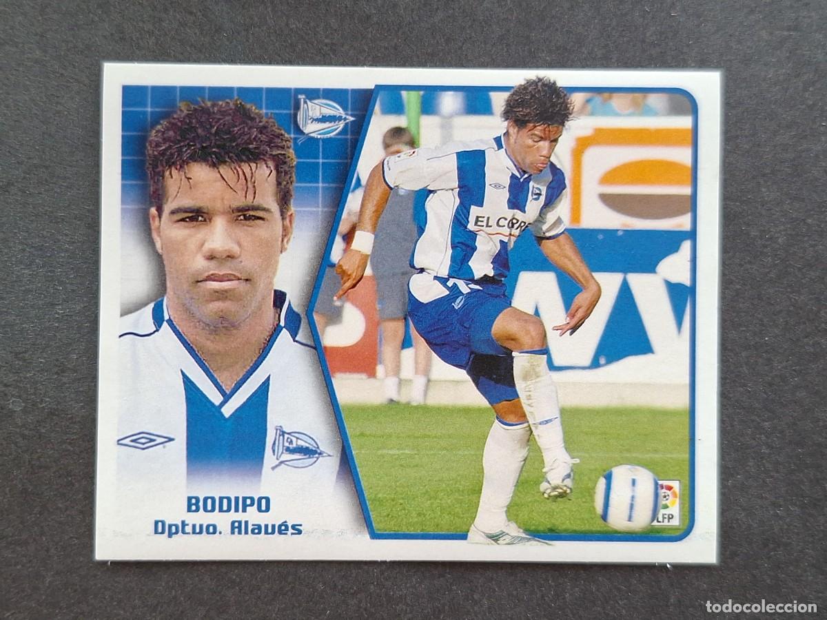 Cromos de f&uacute;tbol: L5 BODIPO DEPORTIVO ALAVES LIGA ESTE 2005 2006 05 06 NUNCA PEGADO SIN PEGAR